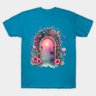 Fairy Door Watercolor 4 Come Through T-Shirt